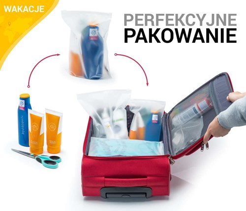 Woreczki z suwakiem matowe 280x200mm - 20szt. 70um