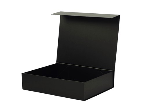 Pudełko magnetyczne 430x330x100mm Czarne prezentowe ozdobne A3