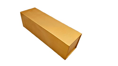 Pudełko z magnesem na 1 wino ZŁOTE 100x100x350mm - EASY