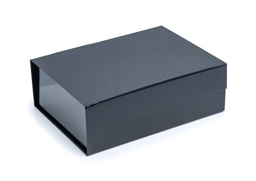 Pudełko Magnetyczne Czarny Połysk M 280x210x95mm(zew) Na Prezent