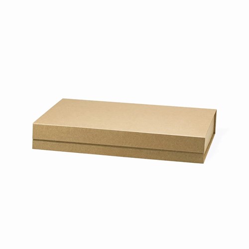Duże pudełko magnetyczne kraft XXL, składane i prezentowe, 600 x 440 x 80 mm