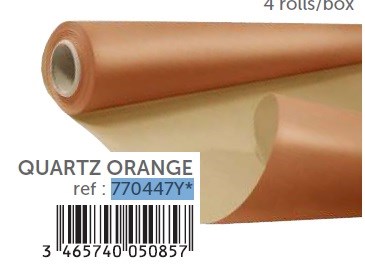 Papier KRAFT quartz-orange 0.69x50m