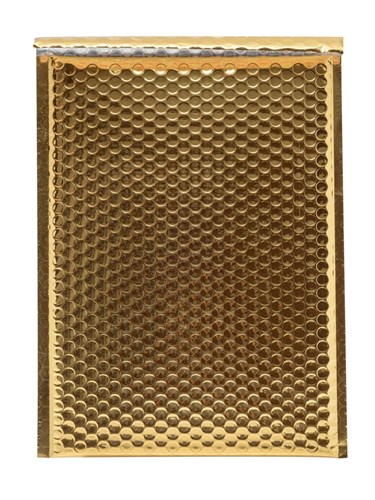 Koperta bąbelkowa metaliczna złota 180x250 mm