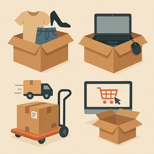Zastosowania kartonów płaskich w e-commerce