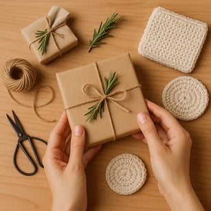 Jak pakować produkty handmade, aby wyglądały estetycznie