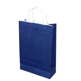 Torba Papierowa Ozdobna Granatowa 