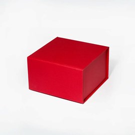 pudełko magnetyczne XS, czerwone pudełko prezentowe, małe opakowanie premium, pudełko składane, pudełko magnetyczne