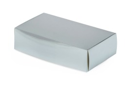 srebra pudełko prezentowe