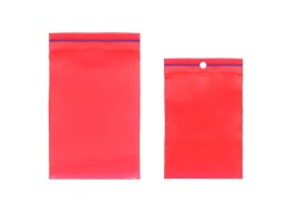 Torebka strunowa 120x180mm/0,050mm CZERWONA 100szt