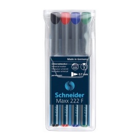 Foliopis SCHNEIDER MAXX 222 F 0,7mm 4 kol. mix