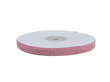 Wstążka brokatowa 6mm 32m WB7031 bordowa