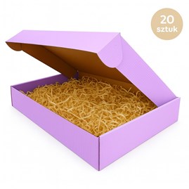 karton fasonowy, karton fioletowy, pudełko e-commerce, opakowanie fasonowe, karton 335x295x58