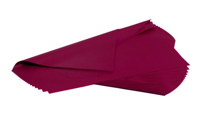Bibuła gładka burgundowy 50x70 cm 100 arkuszy