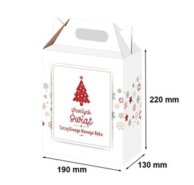 opakowanie na prezenty świąteczne