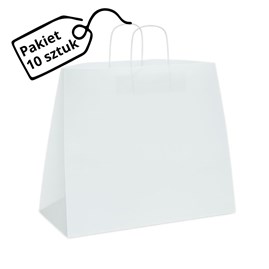 Pakiet - Torba 500x180x390 / BIAŁA 10szt