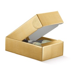 złote pudełko na wina