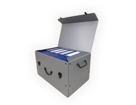 Kufer archiwizacyjny Kartonplast 500x320x290mm Srebrny