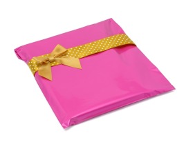 Woreczki metalizowane różowe
