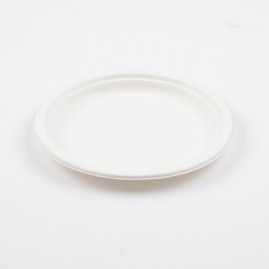 Talerz z bagassy o średnicy 17,5 cm