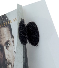 Kółko Rzepowe 10mm Czarne 1800szt Haczyk + Pętelka