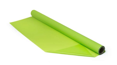 matowy zielony celofan