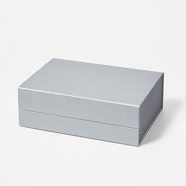 Pudełko Mag. Perłowy Srebrny 280x210x95mm(zew) M