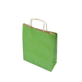 Pakiet - Torba papierowa na prezent 240x100x320 / ZIELONA jasna10 szt