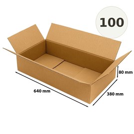 karton klapowy 640x380x80 mm 100 sztuk