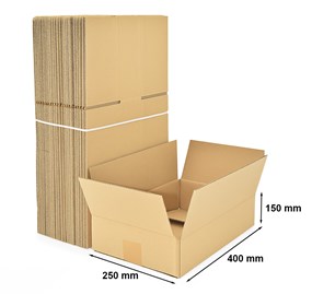 Pakiet - Karton Klapowy 400x250x150mm - 100szt.