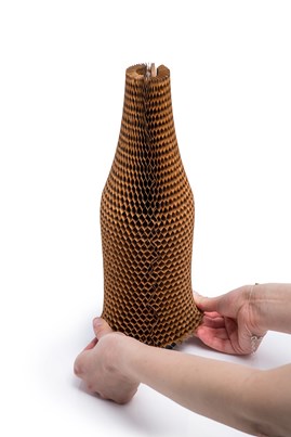 Rękaw papierowy ochronny "plaster miodu" 35cm