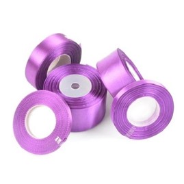Wstążka satynowa 12mm fioletowa 32m WS8123