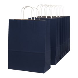 Pakiet - Torba papierowa na prezent 180x80x225 / GRANATOWA 10 szt
