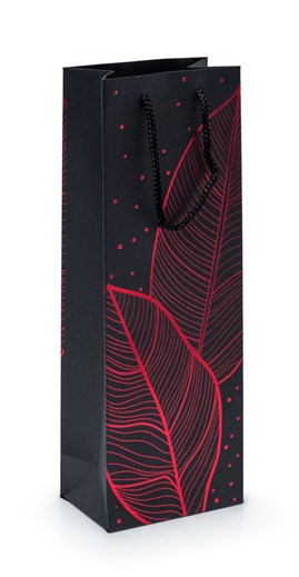 Torebka ozdobna na wino 127x83x360mm K-421 FKB