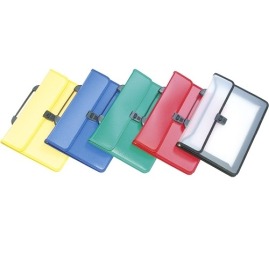 Teczka z rączką PP 2 kieszenie nieb.