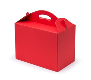 Pudełko z uchwytem F217 300x180x220mm czerwone