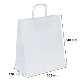 Torba Papierowa Biała