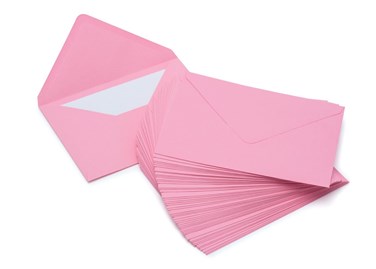 Koperty ozdobne B6 / Różowe Jasne / 120gsm 50szt