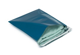 Woreczki Metalizowane z paskiem 160x230 Niebieskie