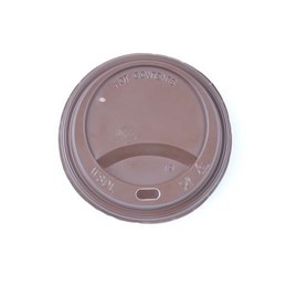 Dekiel do kubka 250ml (W8DL) 100szt. brąz