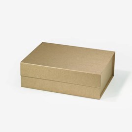 Pudełko magnetyczne Kraft 280×210×95 mm w naturalnym kolorze