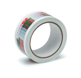 Taśma Pakowa Klejąca Świąteczna Prezenty 50mm/66m