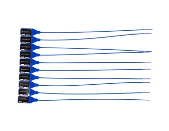 Plomba Plastikowa Unix M 285mm Niebieska 10szt.