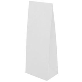 Torba papierowa KLOCKOWA 120X90X360 / BIAŁA - Pakiet 10 szt