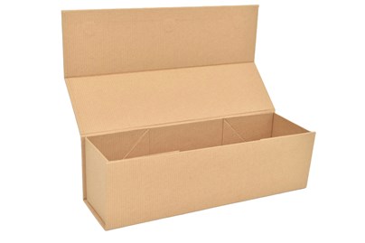 Karton magnetyczny na 1 wino KRAFT 100x100x350mm - EASY