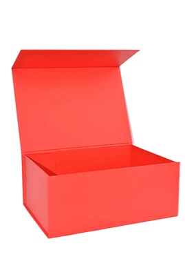 Pudełko Magnetyczne Czerwone 360x260x150mm Sztywne Pudełko Prezentowe