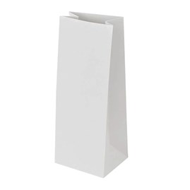 Torba papierowa KLOCKOWA  80x65x190 / BIAŁA 10szt