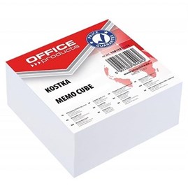 Białe karteczki na notatki - kostka 85x85x40mm