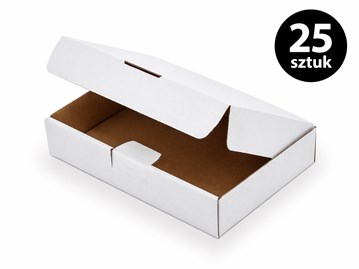 Karton wykrojnikowy 200x150x50 mm biały 25 szt