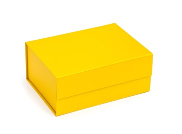 Pudełko Magnetyczne Perłowy Żółty 235x170x100mm (zew) A5 Na prezent