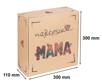 Karton wykrojnikowy MAMA 300x300x110mm